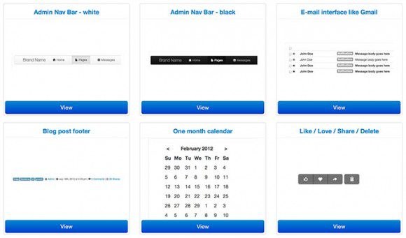CSS snippets for Bootstrap