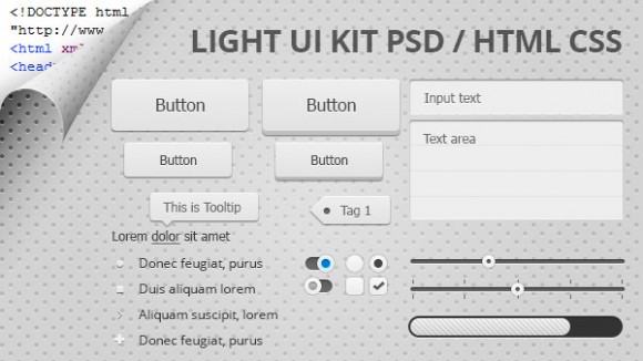 Light free UI kit
