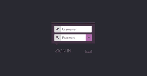 Sign in widget CSS