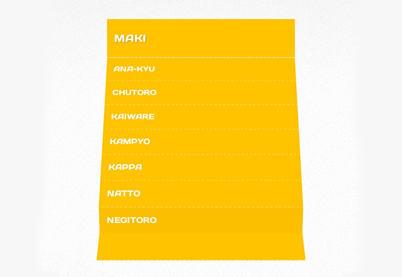 CSS 3D dropdown