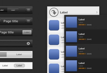 IOS6 ITunes App Store GUI Free PSD Freebiesbug