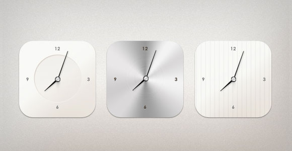 Modern Clock PSD