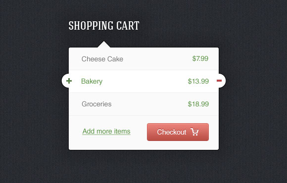 Shopping cart free PSD