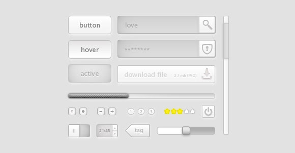 UI kit free PSD