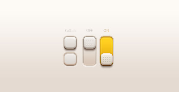 Buttons and switches PSD