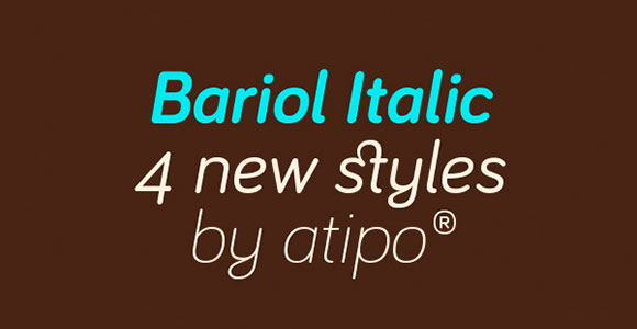 Bariol italic free font