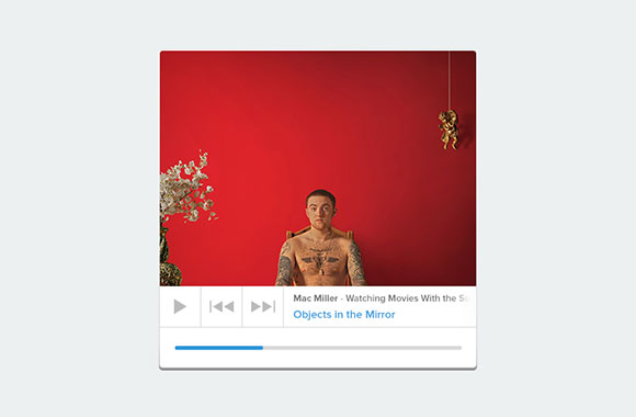 Flat Music Player
