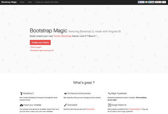 Bootstrap Magic featuring Boostrap 3