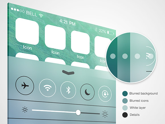 iOS7 blur effect for Photoshop