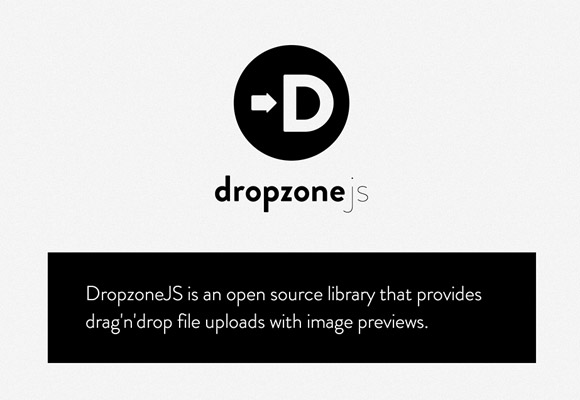 DropzoneJS - Drag & drop file upload
