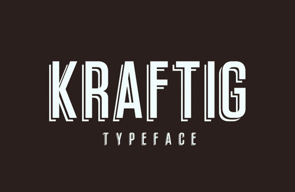 Kraftig free font