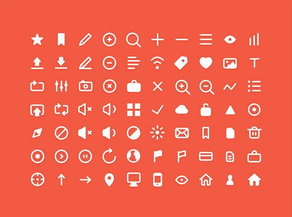 70 free PSD small icons