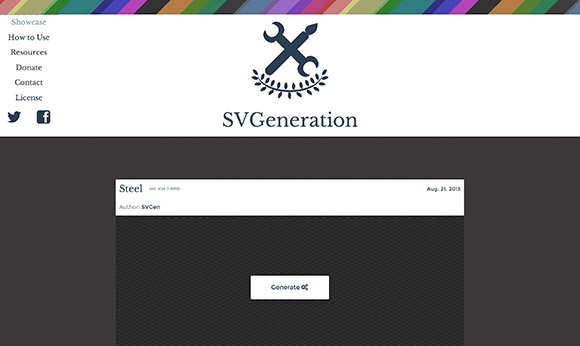 SVGeneration - SVG patterns generator