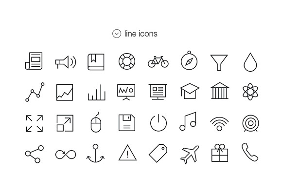 Tab bar icons for iOS7 - Vol4