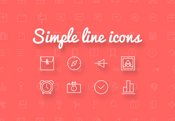 Simple Line Icons - 100+ free icons