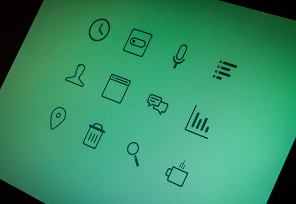 Teal icons - 12 free PSD icons