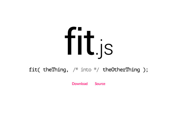 Fit.js - Fit things into other things
