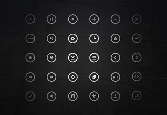 30 Free circle icons (Vol.2)