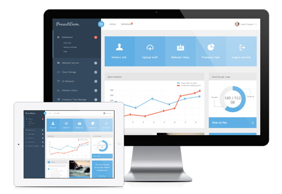 PrasastiEnom - PSD admin template