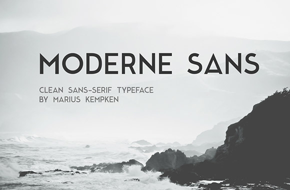 Moderne Sans free font