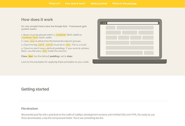 Simple Grid - CSS framework