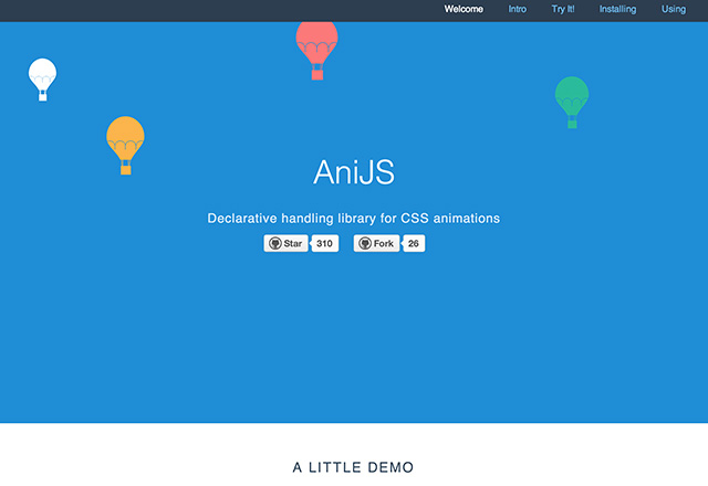 AniJS - A library for CSS animations