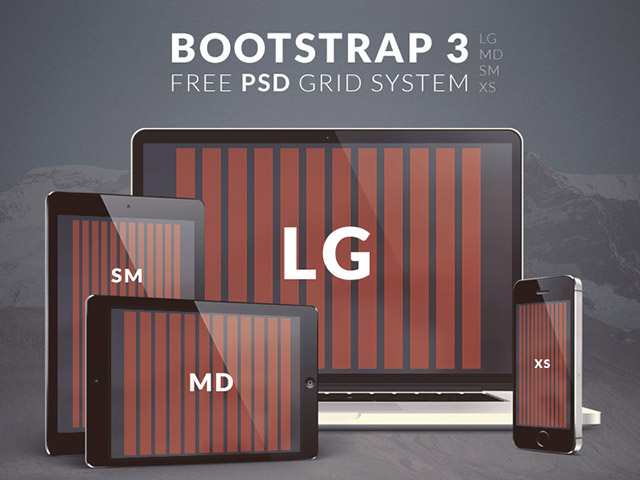 Bootstrap 3 grid system - PSD