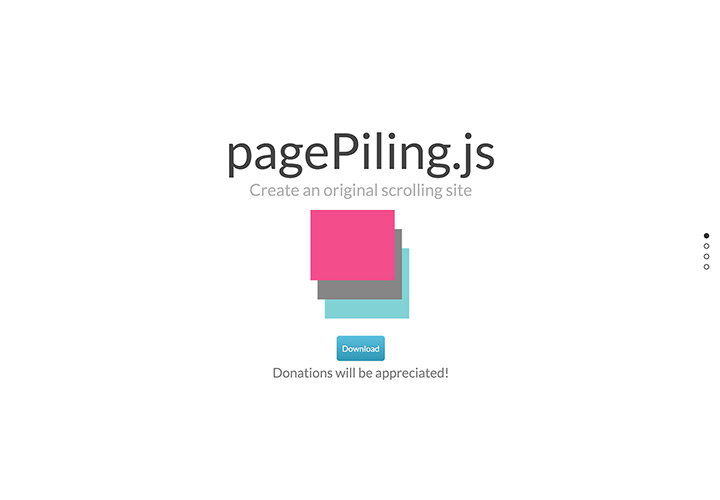 pagePiling.js - Plugin for scrolling sites