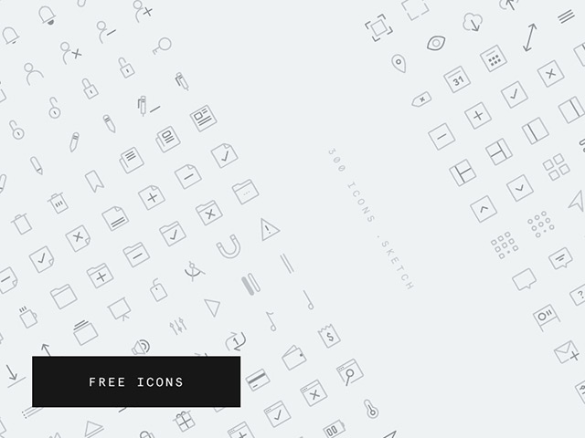 CompassCons - 300 free Sketch icons