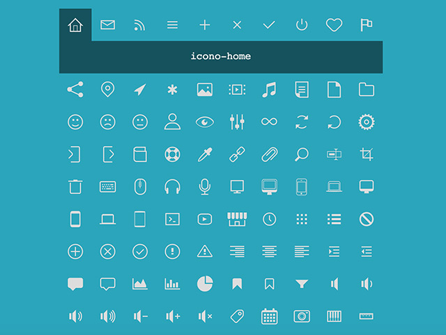 icono - Pure CSS icons