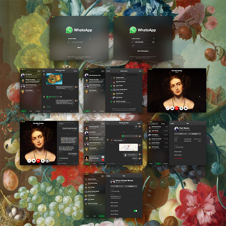 WhatsApp for OSX - Sketch