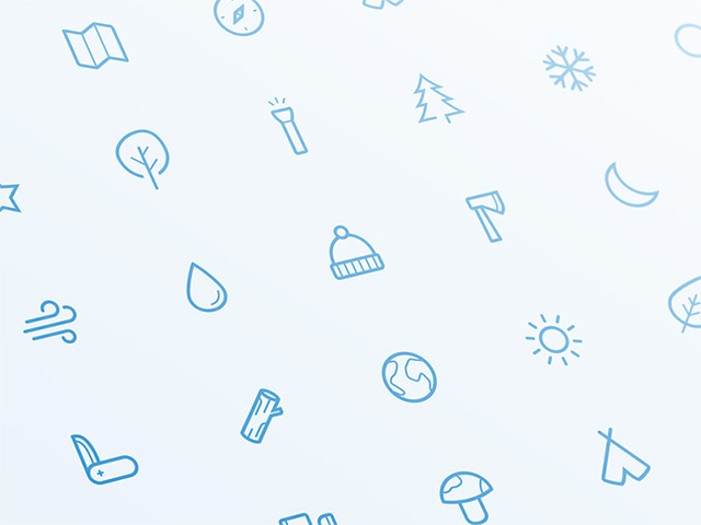 21 outdoor Sketch icons