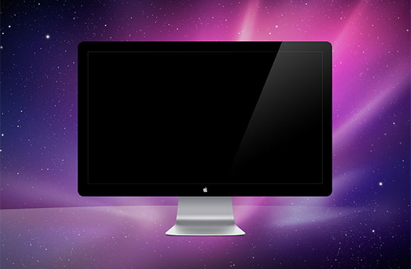 imac monitor vector