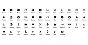 CSS icon set