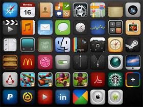 iOS icon pack free PSD