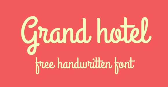 Grand Hotel free font