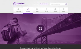 Traveler - free PSD Webdesign