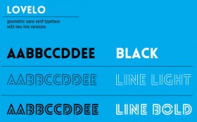 Lovelo free font