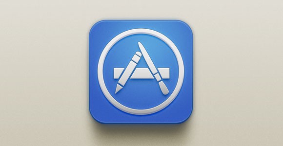 App Store iOS PSD icon