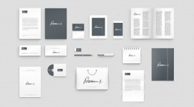 Free PSD Corporate identity mockup