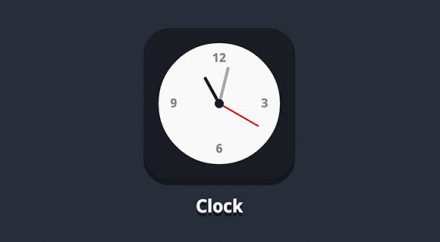 Simple and elegant clock PSD - Freebiesbug