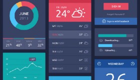 Flat UI components