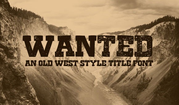 Wanted - Free Old West Font