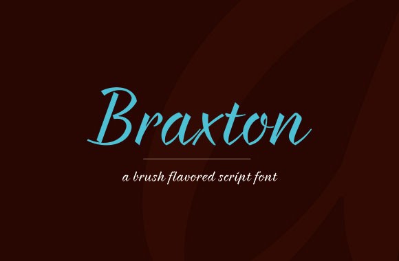 Braxton free font