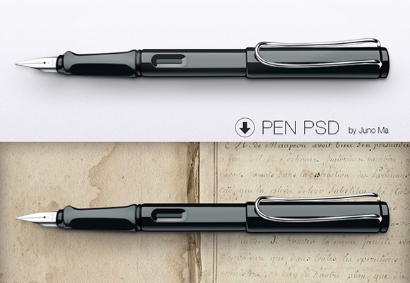 Elegant PSD pen