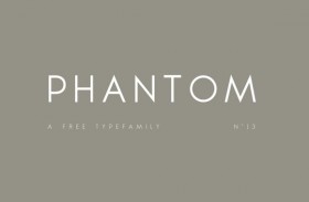 Phantom free typefamily
