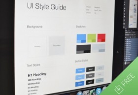 UI Style Guide template