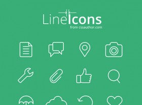 Line Icons for web and UI designs
