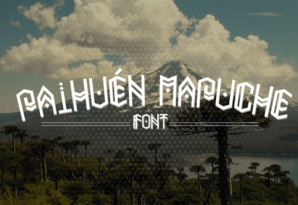 Paihuen Mapuche free font