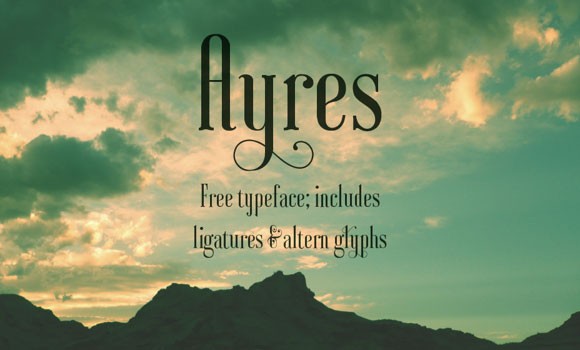 Ayres free font